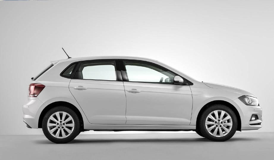 Volkswagen Polo side view Volkswagen Polo side view